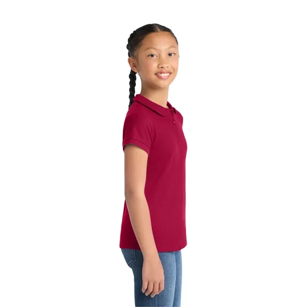 Port Authority Girls Silk Touch Peter Pan Collar Polo.... from ASI 84863 SanMar