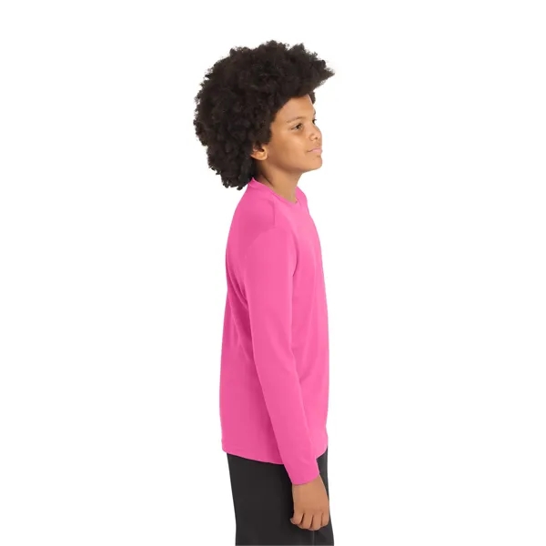 Sport-Tek Youth Long Sleeve PosiCharge Competitor Tee.... from ASI 84863 SanMar