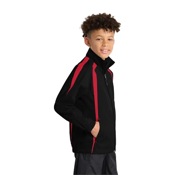 Sport-Tek Youth Colorblock Raglan Jacket.... from ASI 84863 SanMar