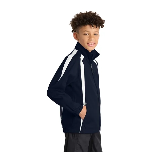 Sport-Tek Youth Colorblock Raglan Jacket.... from ASI 84863 SanMar