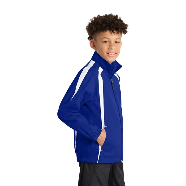 Sport-Tek Youth Colorblock Raglan Jacket.... from ASI 84863 SanMar