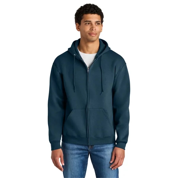 Jerzees Rugged Unisex Full-Zip Hooded Sweatshirt... from ASI 84863 SanMar
