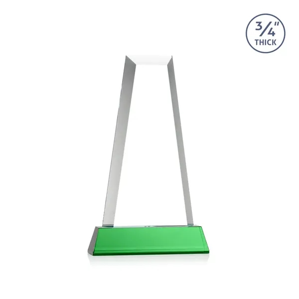 The elegant Imperial Award reflects a 0.75" thick Starfire Crystal tower... from ASI 84592 St Regis Group / St Regis