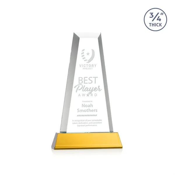 The elegant Imperial Award reflects a 0.75" thick Starfire Crystal tower... from ASI 84592 St Regis Group / St Regis