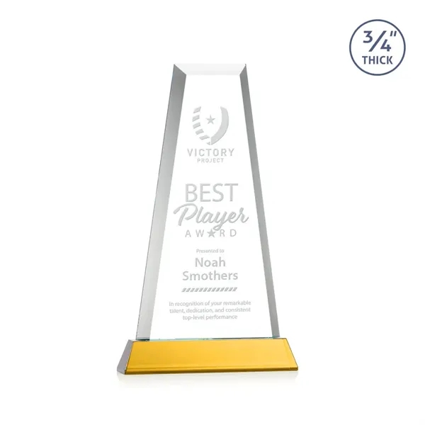 The elegant Imperial Award reflects a 0.75" thick Starfire Crystal tower... from ASI 84592 St Regis Group / St Regis