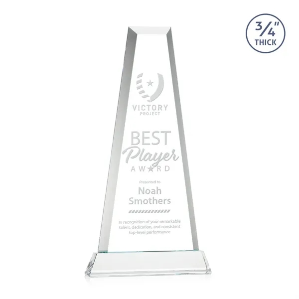 The elegant Imperial Award reflects a 0.75" thick Starfire Crystal tower... from ASI 84592 St Regis Group / St Regis