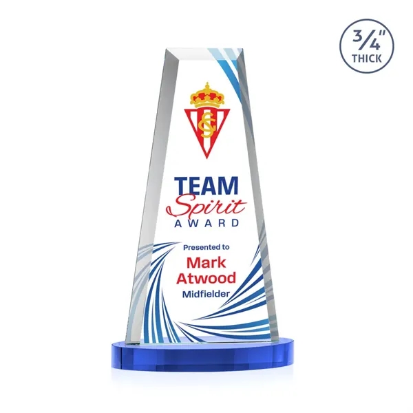 The elegant Imperial Award reflects a 0.75" thick Starfire Crystal tower... from ASI 84592 St Regis Group / St Regis