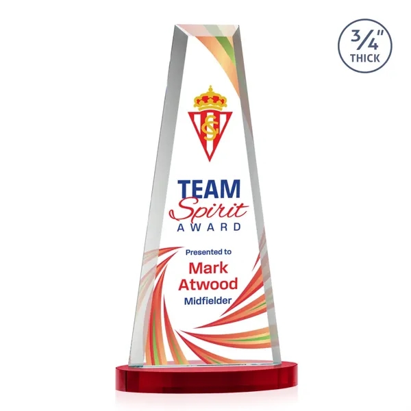 The elegant Imperial Award reflects a 0.75" thick Starfire Crystal tower... from ASI 84592 St Regis Group / St Regis