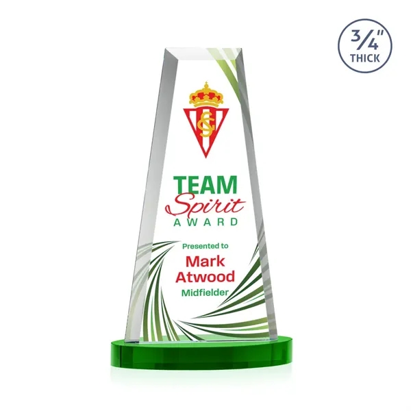 The elegant Imperial Award reflects a 0.75" thick Starfire Crystal tower... from ASI 84592 St Regis Group / St Regis