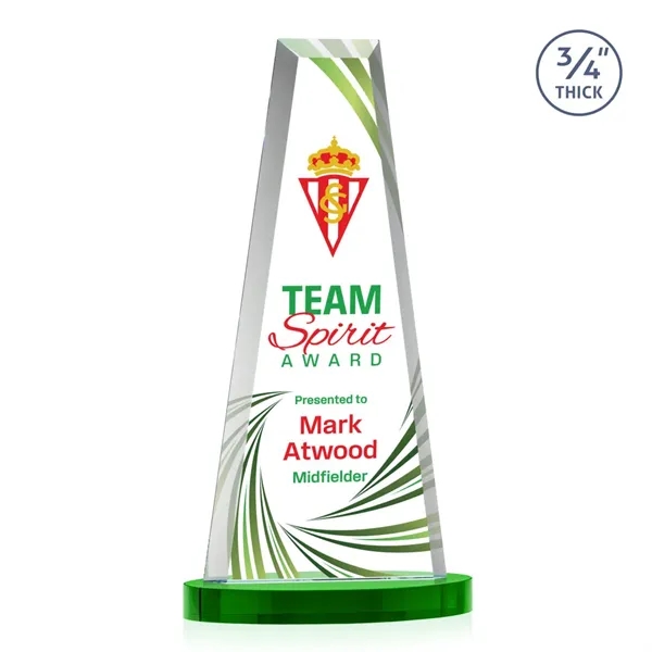 The elegant Imperial Award reflects a 0.75" thick Starfire Crystal tower... from ASI 84592 St Regis Group / St Regis