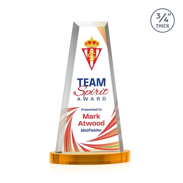 The elegant Imperial Award reflects a 0.75" thick Starfire Crystal tower... from ASI 84592 St Regis Group / St Regis