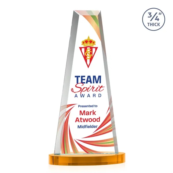 The elegant Imperial Award reflects a 0.75" thick Starfire Crystal tower... from ASI 84592 St Regis Group / St Regis