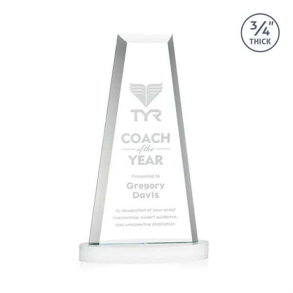 The elegant Imperial Award reflects a 0.75" thick Starfire Crystal tower... from ASI 84592 St Regis Group / St Regis