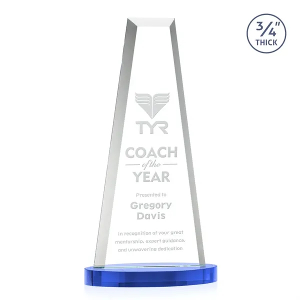 The elegant Imperial Award reflects a 0.75" thick Starfire Crystal tower... from ASI 84592 St Regis Group / St Regis