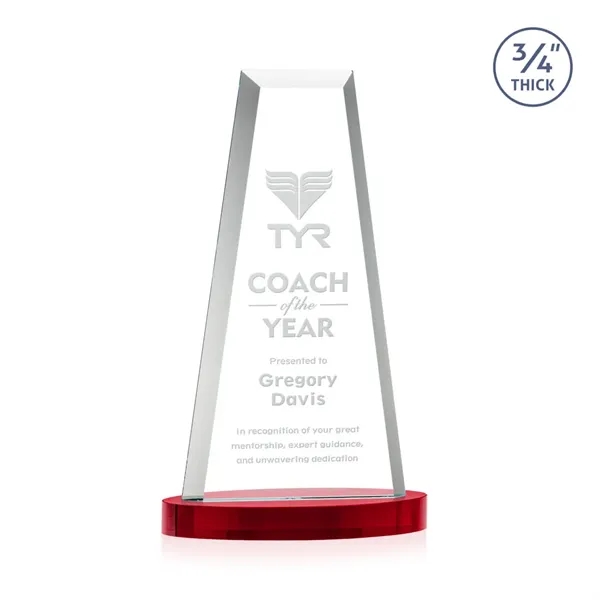 The elegant Imperial Award reflects a 0.75" thick Starfire Crystal tower... from ASI 84592 St Regis Group / St Regis