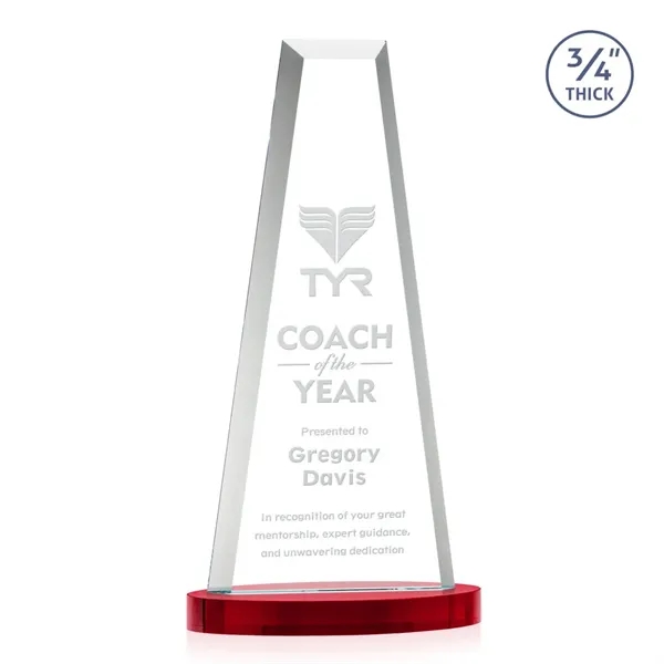 The elegant Imperial Award reflects a 0.75" thick Starfire Crystal tower... from ASI 84592 St Regis Group / St Regis