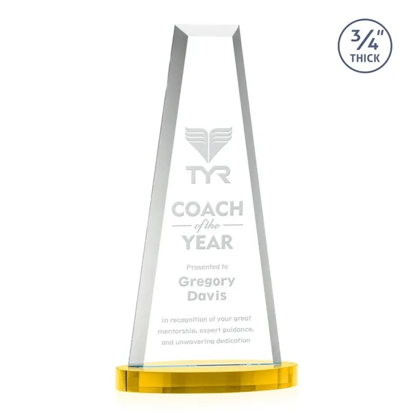 The elegant Imperial Award reflects a 0.75" thick Starfire Crystal tower... from ASI 84592 St Regis Group / St Regis