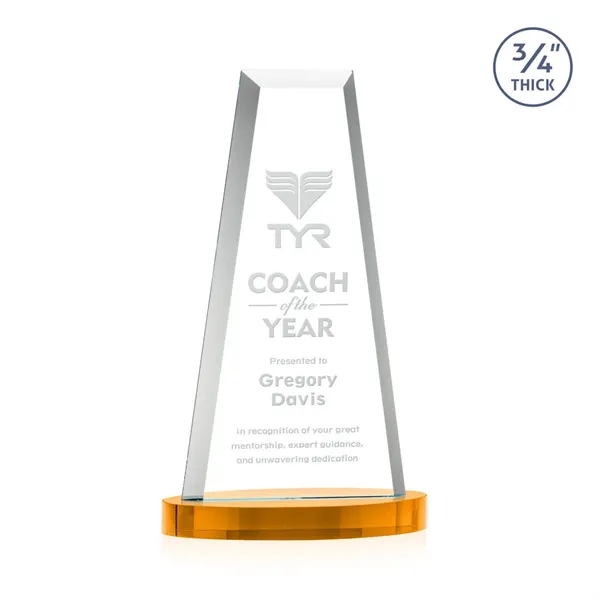 The elegant Imperial Award reflects a 0.75" thick Starfire Crystal tower... from ASI 84592 St Regis Group / St Regis