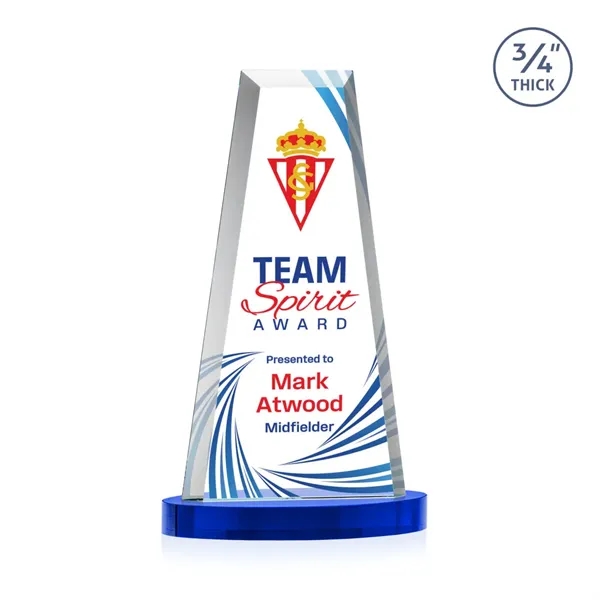 The elegant Imperial Award reflects a 0.75" thick Starfire Crystal tower... from ASI 84592 St Regis Group / St Regis