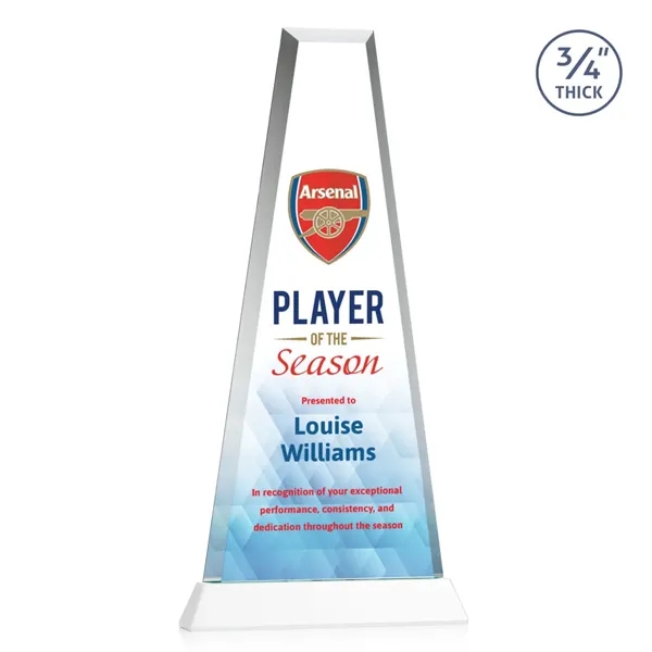 The elegant Imperial Award reflects a 0.75" thick Starfire Crystal tower... from ASI 84592 St Regis Group / St Regis