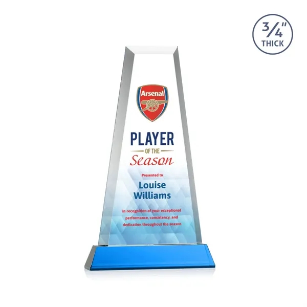 The elegant Imperial Award reflects a 0.75" thick Starfire Crystal tower... from ASI 84592 St Regis Group / St Regis