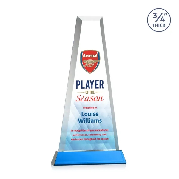 The elegant Imperial Award reflects a 0.75" thick Starfire Crystal tower... from ASI 84592 St Regis Group / St Regis