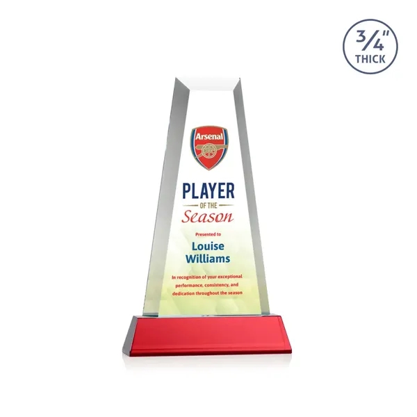 The elegant Imperial Award reflects a 0.75" thick Starfire Crystal tower... from ASI 84592 St Regis Group / St Regis