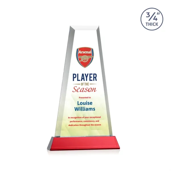 The elegant Imperial Award reflects a 0.75" thick Starfire Crystal tower... from ASI 84592 St Regis Group / St Regis