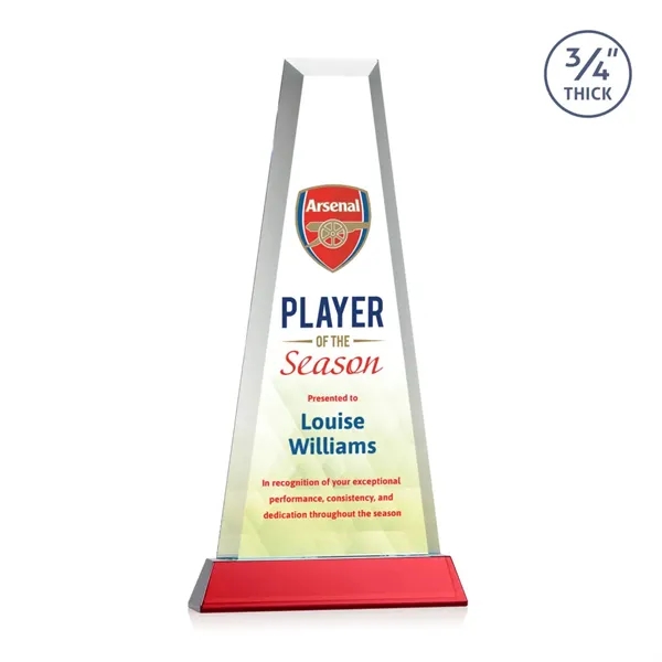 The elegant Imperial Award reflects a 0.75" thick Starfire Crystal tower... from ASI 84592 St Regis Group / St Regis