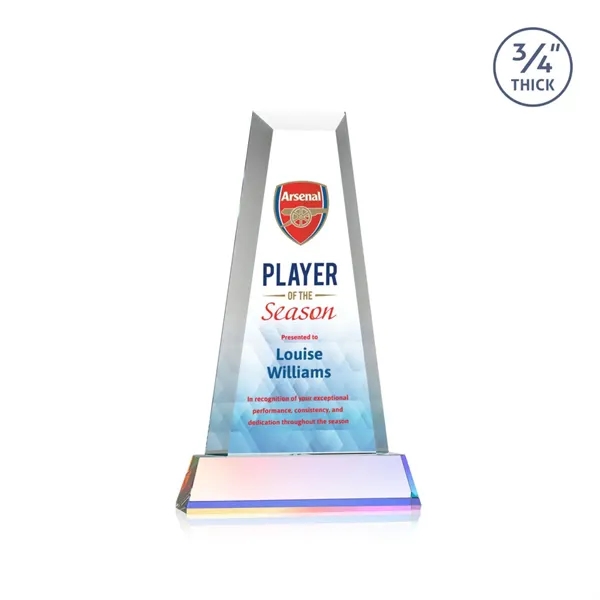 The elegant Imperial Award reflects a 0.75" thick Starfire Crystal tower... from ASI 84592 St Regis Group / St Regis