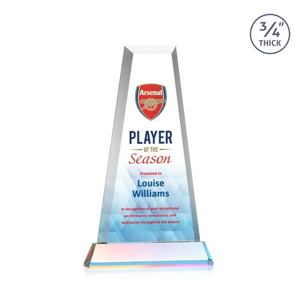 The elegant Imperial Award reflects a 0.75" thick Starfire Crystal tower... from ASI 84592 St Regis Group / St Regis