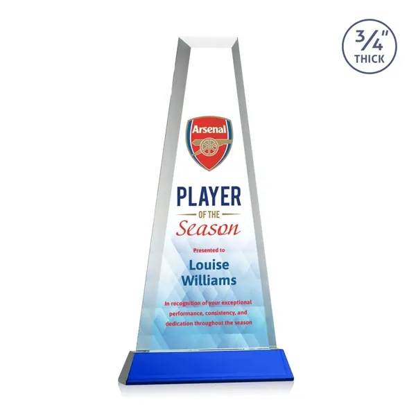 The elegant Imperial Award reflects a 0.75" thick Starfire Crystal tower... from ASI 84592 St Regis Group / St Regis