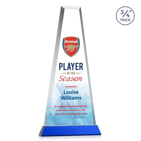 The elegant Imperial Award reflects a 0.75" thick Starfire Crystal tower... from ASI 84592 St Regis Group / St Regis