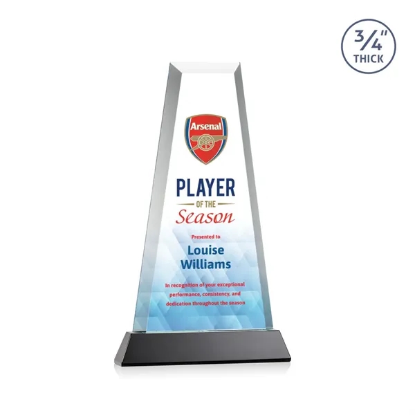 The elegant Imperial Award reflects a 0.75" thick Starfire Crystal tower... from ASI 84592 St Regis Group / St Regis