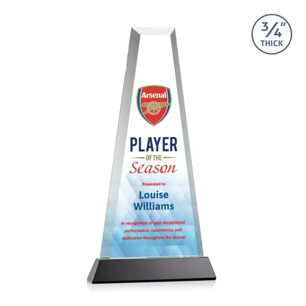 The elegant Imperial Award reflects a 0.75" thick Starfire Crystal tower... from ASI 84592 St Regis Group / St Regis