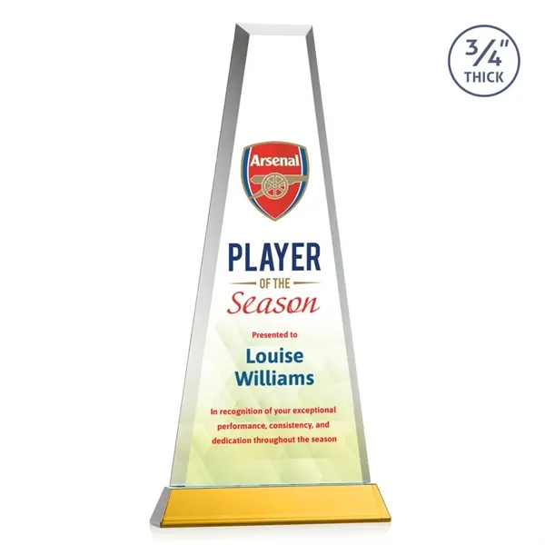 The elegant Imperial Award reflects a 0.75" thick Starfire Crystal tower... from ASI 84592 St Regis Group / St Regis