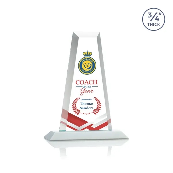 The elegant Imperial Award reflects a 0.75" thick Starfire Crystal tower... from ASI 84592 St Regis Group / St Regis