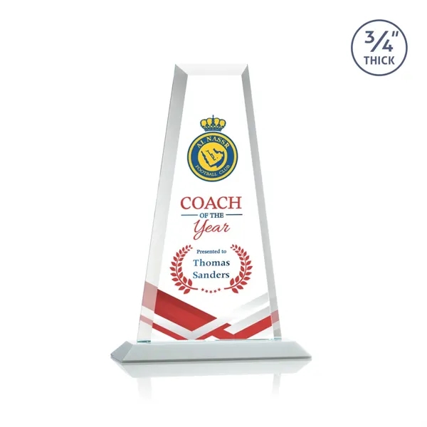 The elegant Imperial Award reflects a 0.75" thick Starfire Crystal tower... from ASI 84592 St Regis Group / St Regis