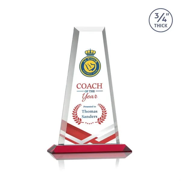 The elegant Imperial Award reflects a 0.75" thick Starfire Crystal tower... from ASI 84592 St Regis Group / St Regis