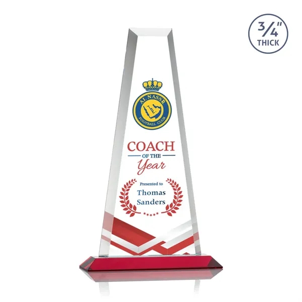 The elegant Imperial Award reflects a 0.75" thick Starfire Crystal tower... from ASI 84592 St Regis Group / St Regis