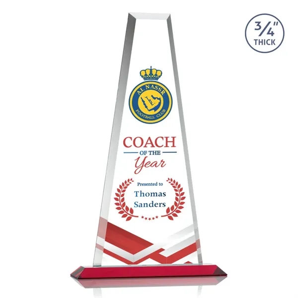 The elegant Imperial Award reflects a 0.75" thick Starfire Crystal tower... from ASI 84592 St Regis Group / St Regis