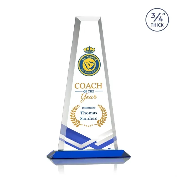 The elegant Imperial Award reflects a 0.75" thick Starfire Crystal tower... from ASI 84592 St Regis Group / St Regis