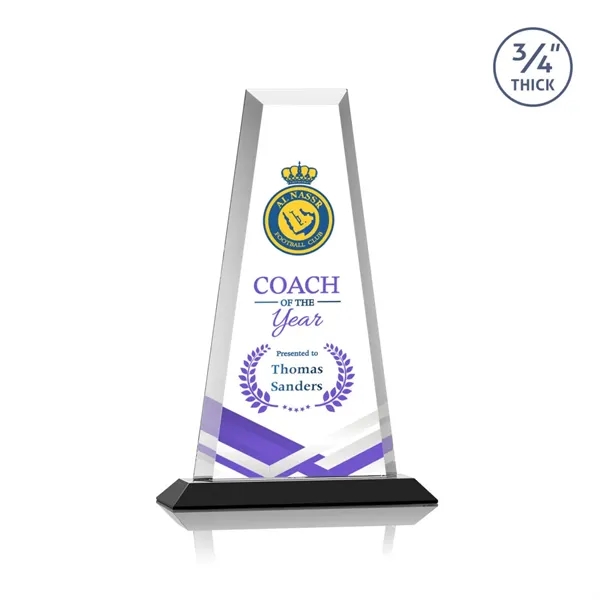 The elegant Imperial Award reflects a 0.75" thick Starfire Crystal tower... from ASI 84592 St Regis Group / St Regis