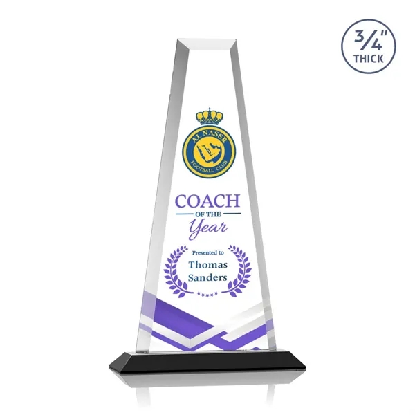 The elegant Imperial Award reflects a 0.75" thick Starfire Crystal tower... from ASI 84592 St Regis Group / St Regis