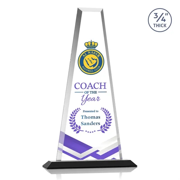 The elegant Imperial Award reflects a 0.75" thick Starfire Crystal tower... from ASI 84592 St Regis Group / St Regis