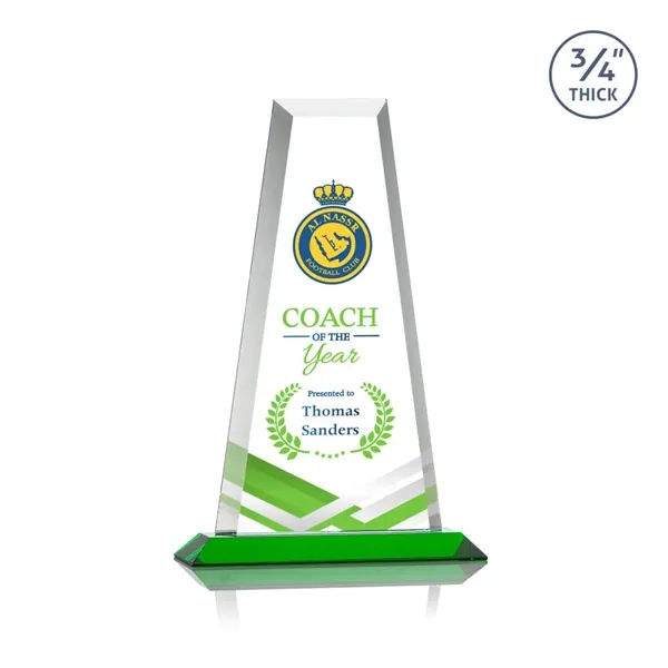 The elegant Imperial Award reflects a 0.75" thick Starfire Crystal tower... from ASI 84592 St Regis Group / St Regis