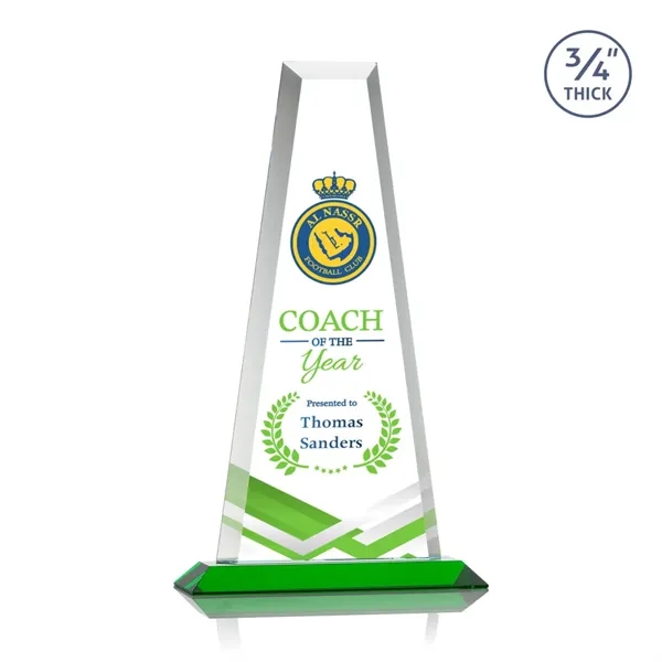 The elegant Imperial Award reflects a 0.75" thick Starfire Crystal tower... from ASI 84592 St Regis Group / St Regis