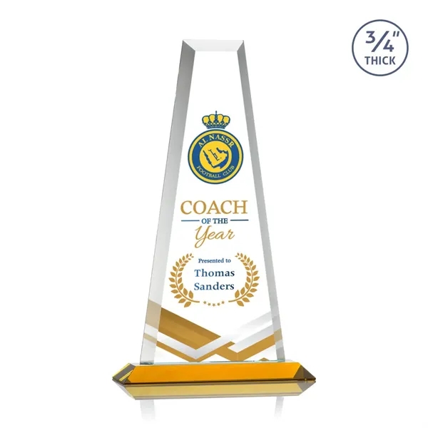 The elegant Imperial Award reflects a 0.75" thick Starfire Crystal tower... from ASI 84592 St Regis Group / St Regis