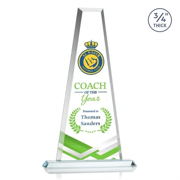 The elegant Imperial Award reflects a 0.75" thick Starfire Crystal tower... from ASI 84592 St Regis Group / St Regis