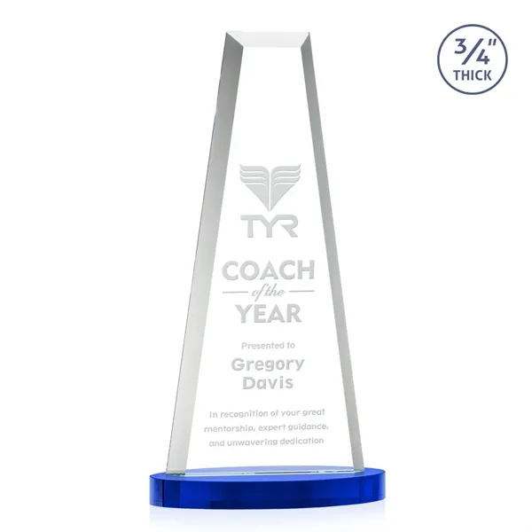 The elegant Imperial Award reflects a 0.75" thick Starfire Crystal tower... from ASI 84592 St Regis Group / St Regis